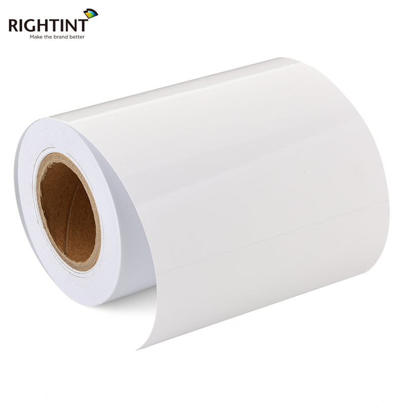 Self Adhesive 90gsm Glossy White Photo Paper for Inkjet  Printing   Acrylic adhesive  60gsm white glassine liner