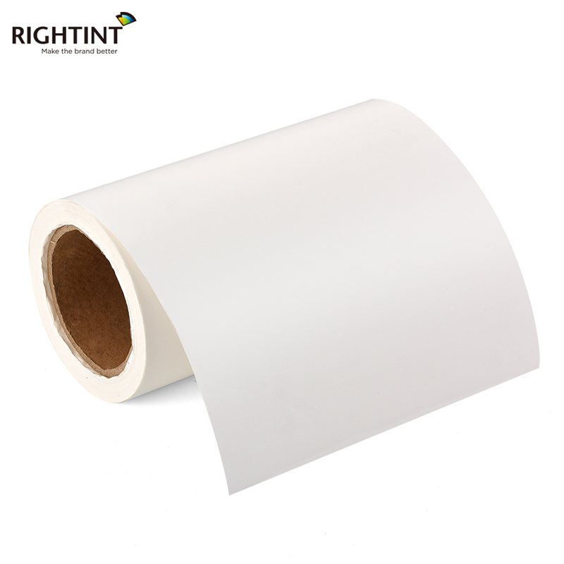 Self Adhesive 100mic Matte White PP Film for Inkjet  Printing   Acrylic adhesive 90gsm white liner