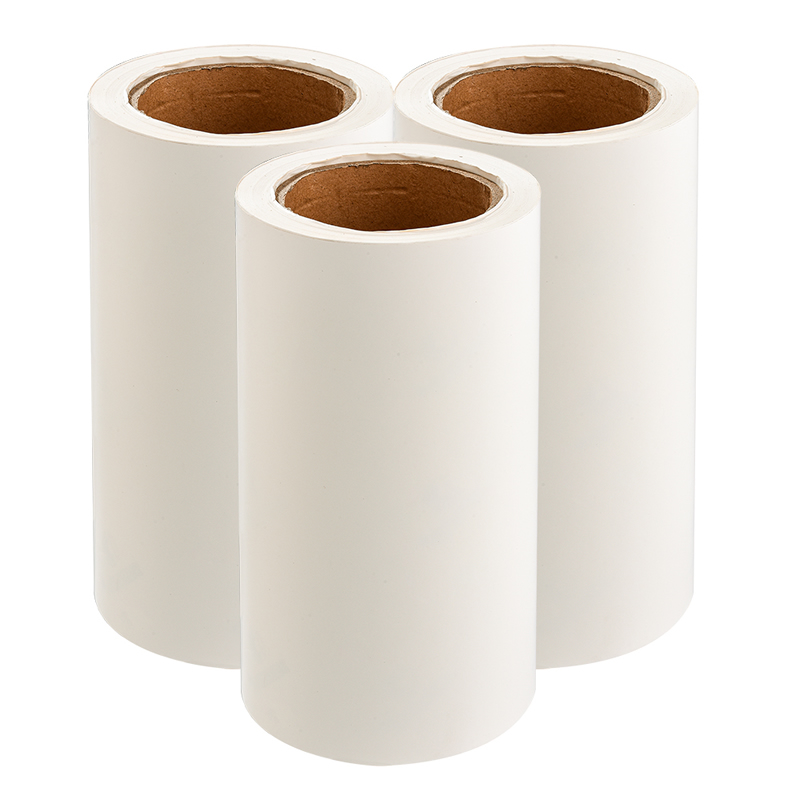Self Adhesive 100mic Matte White PP Film for Inkjet  Printing   Acrylic adhesive 80gsm white glassine liner