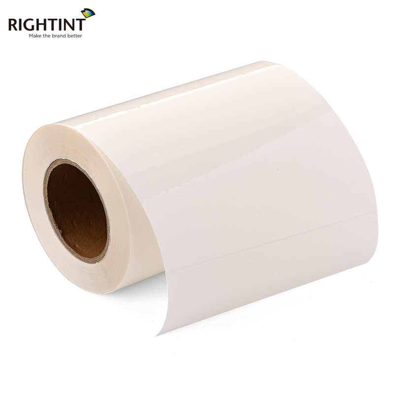 Self Adhesive 50mic Transparent PET Film for Inkjet  Printing   Acrylic adhesive 80gsm white glassine liner