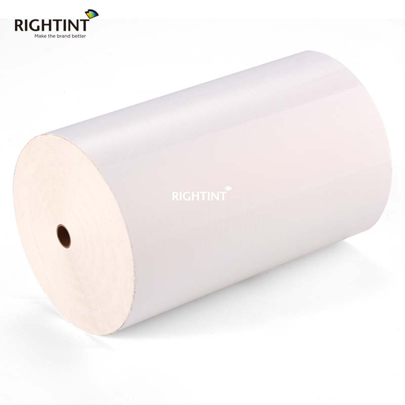 60mic Self Adhesive Indigo Glossy White PP Film