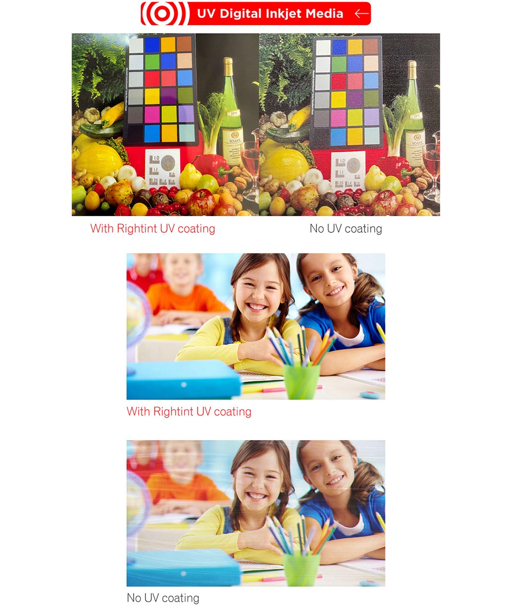 2.1特点1 With Rightint UV coating 2.1特点1 With Rightint UV coating
