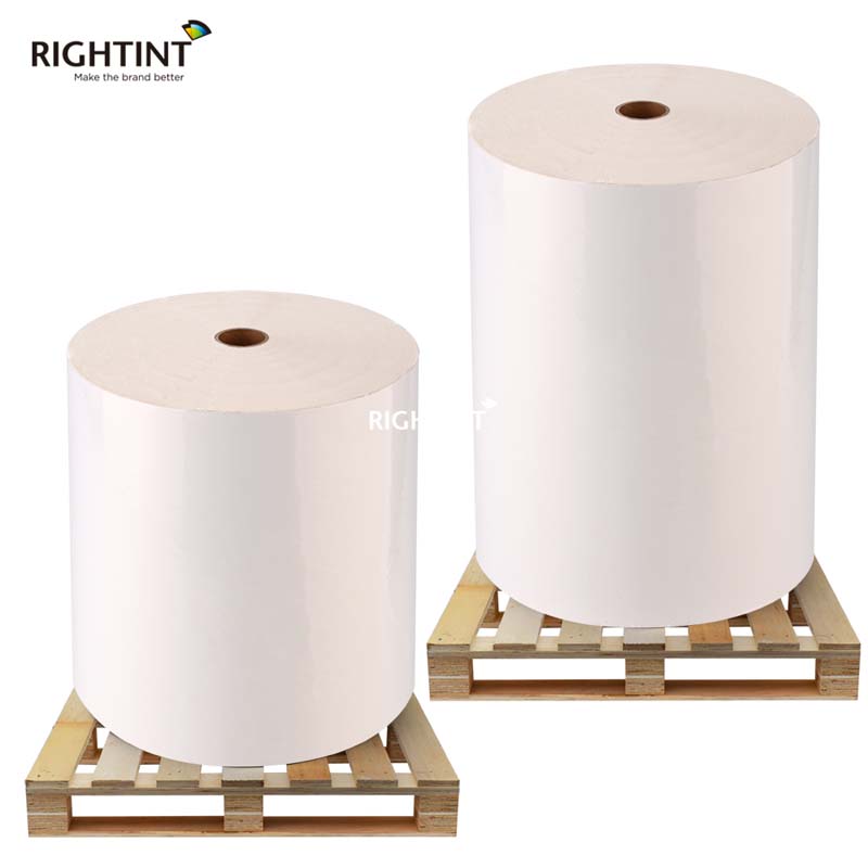 60mic Adhesive Glossy White PP Vinyl Film for UV Inkjet Printer