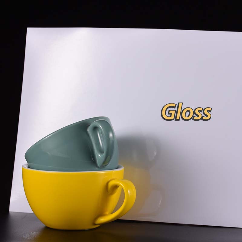 50mic Glossy White PET Offset Printing Labelstock, Water-Based Acrylic Adhesive, 135gsm Woodfree Paper Liner