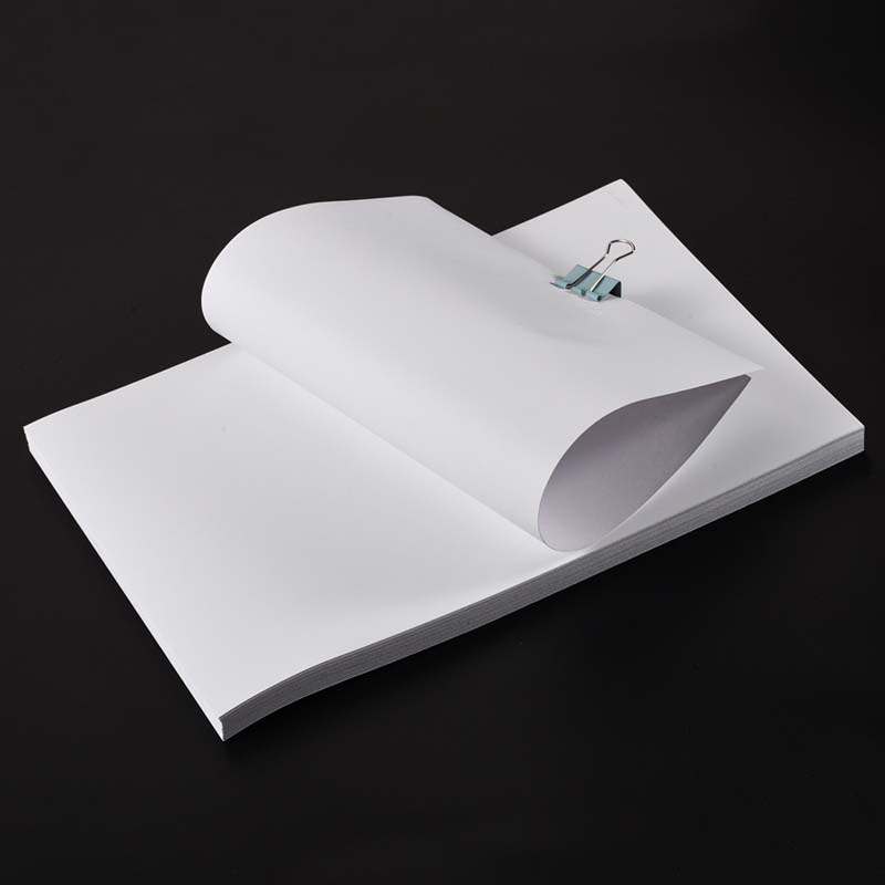 50mic Matte White PET Self Adhesive Labelstock for Sheet-Fed Offset Printing, Water-Based Acrylic Adhesive, 135gsm Woodfree Paper Liner
