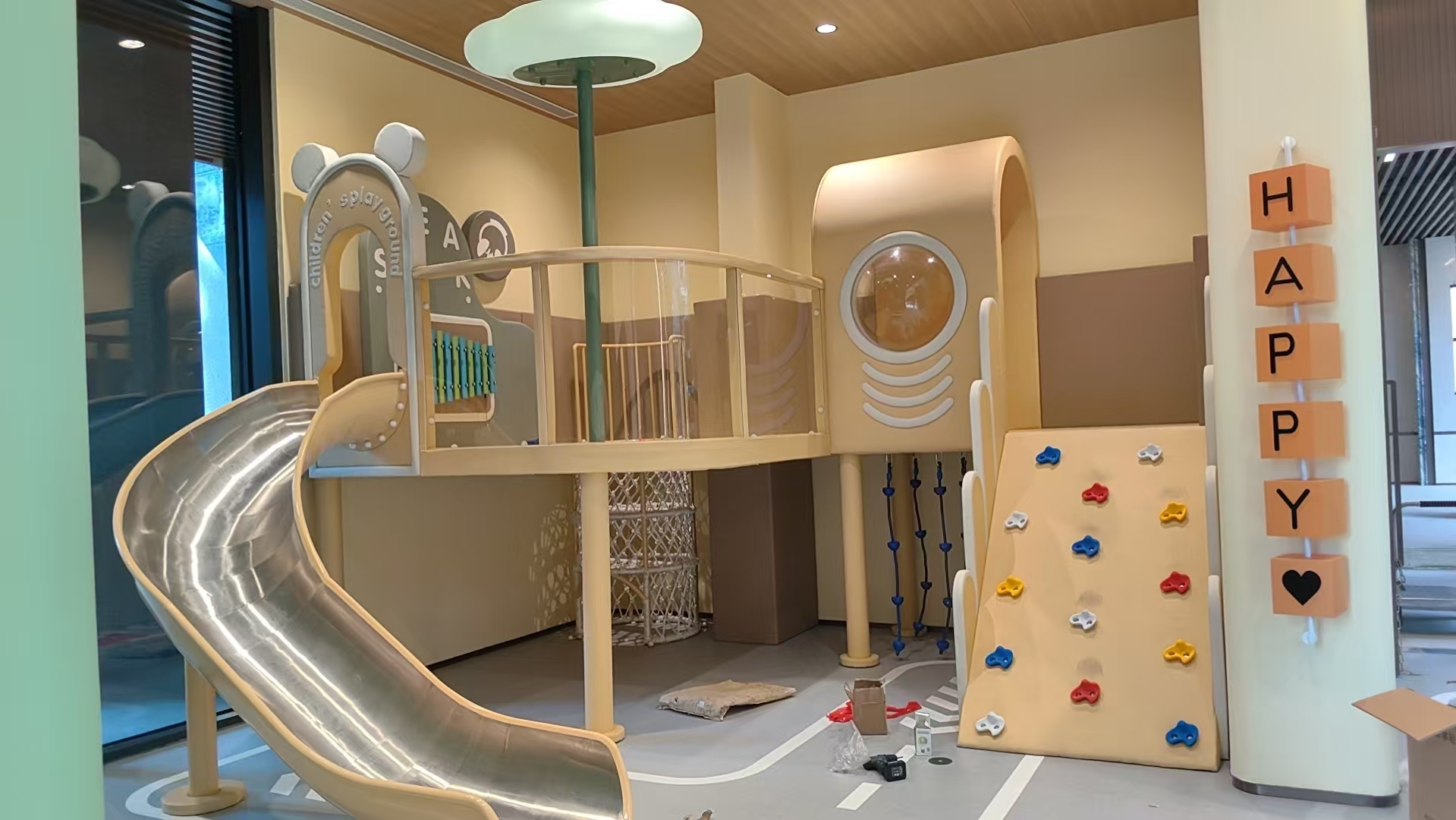 indoor play area setup