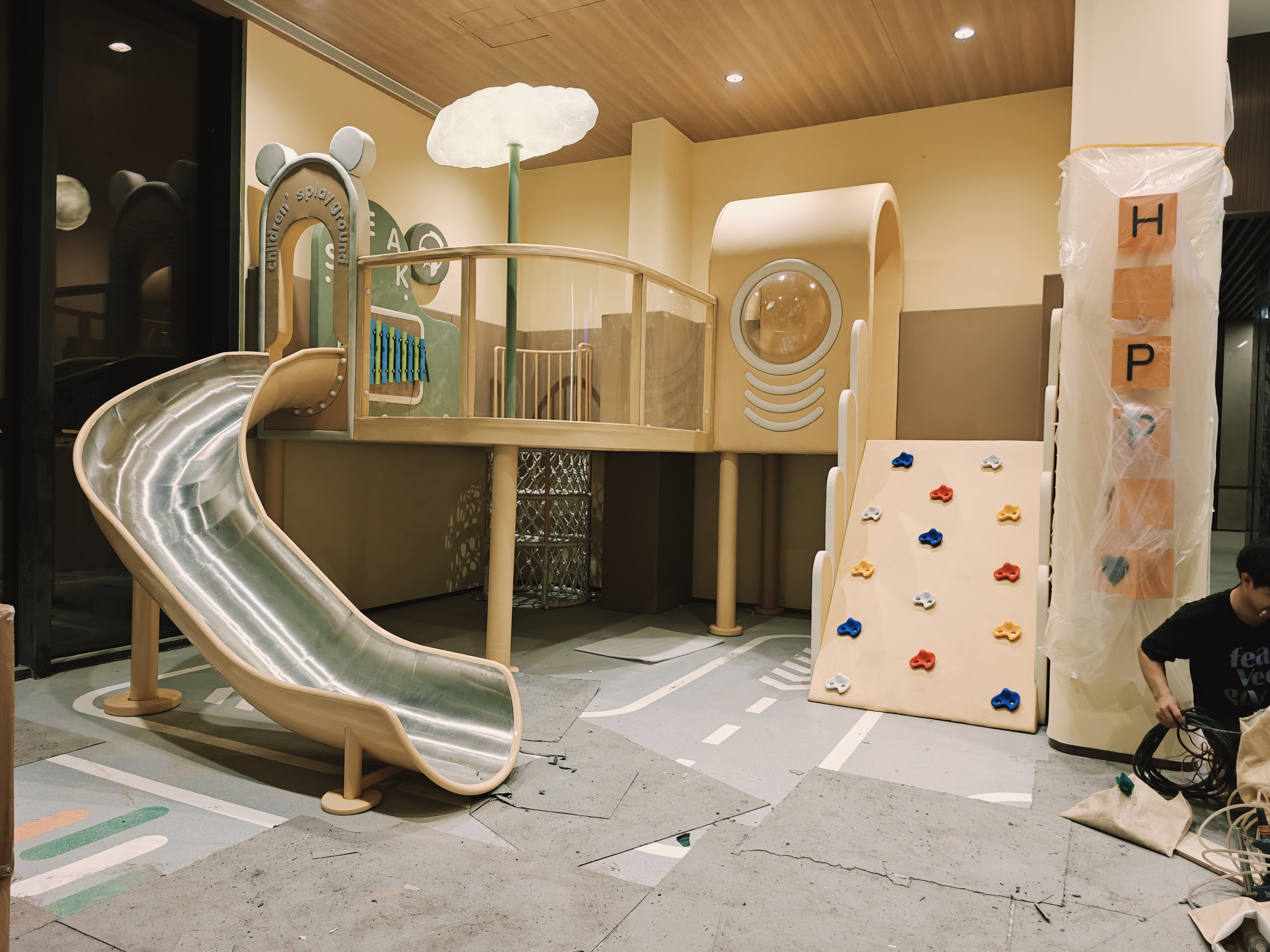 indoor play area setup