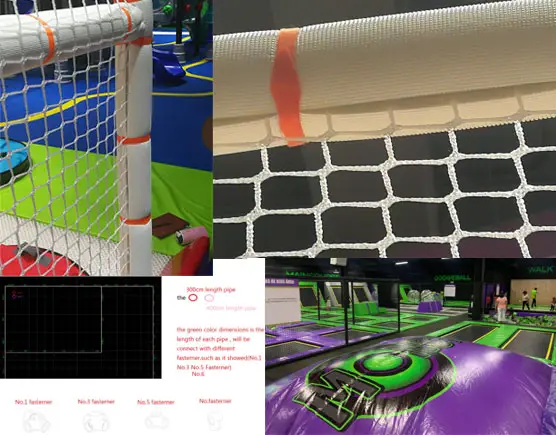 Assemble the Net and PVC cover finally