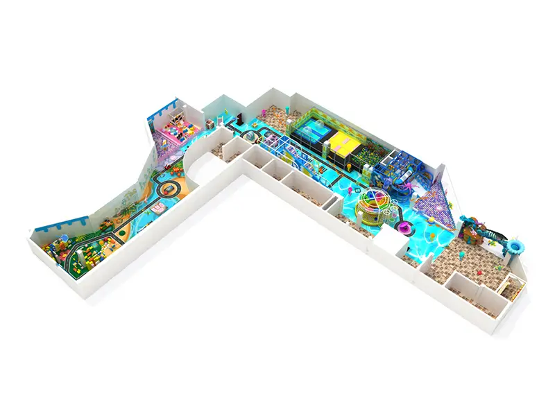 Ukraine 1000㎡ Candy-Themed Indoor Playground Project