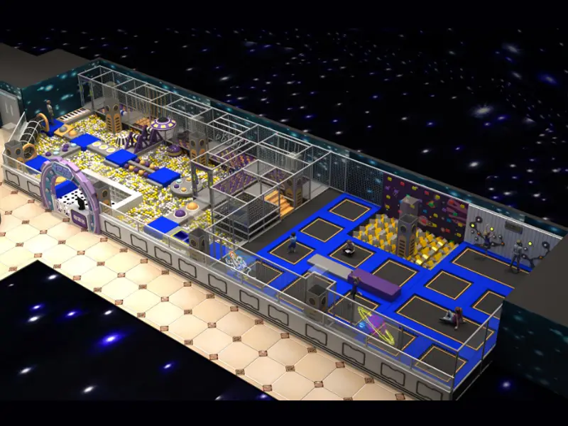South Africa 950㎡ SPACE TIME Indoor Playground Project