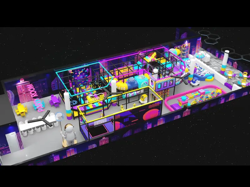 Romania 206㎡ Indoor Playground & Soft Play Area Project