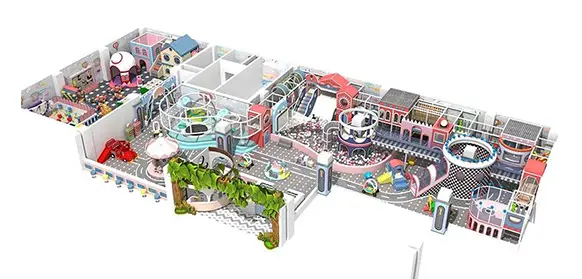 Luxus-Designtrends für Indoor-Spielplätze der Zukunft