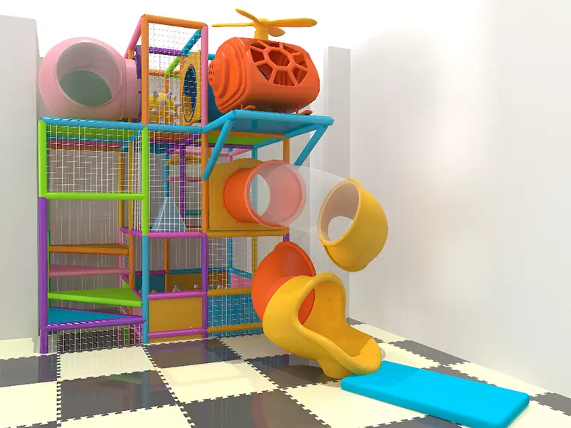 Mexico 40㎡ Space-Saving Indoor Playground for Small Spaces