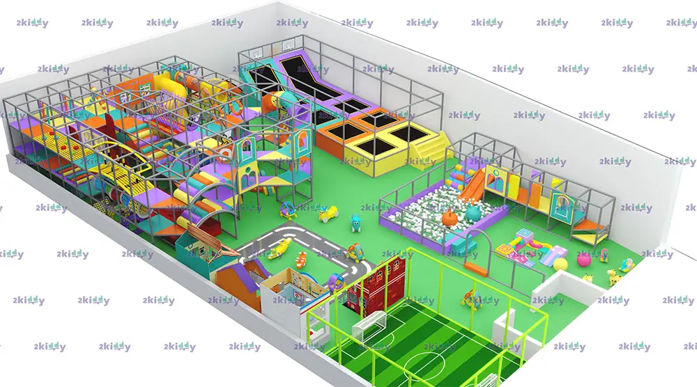 Mali (Africa) 380㎡ Playground Pre-Shipment Test Completed