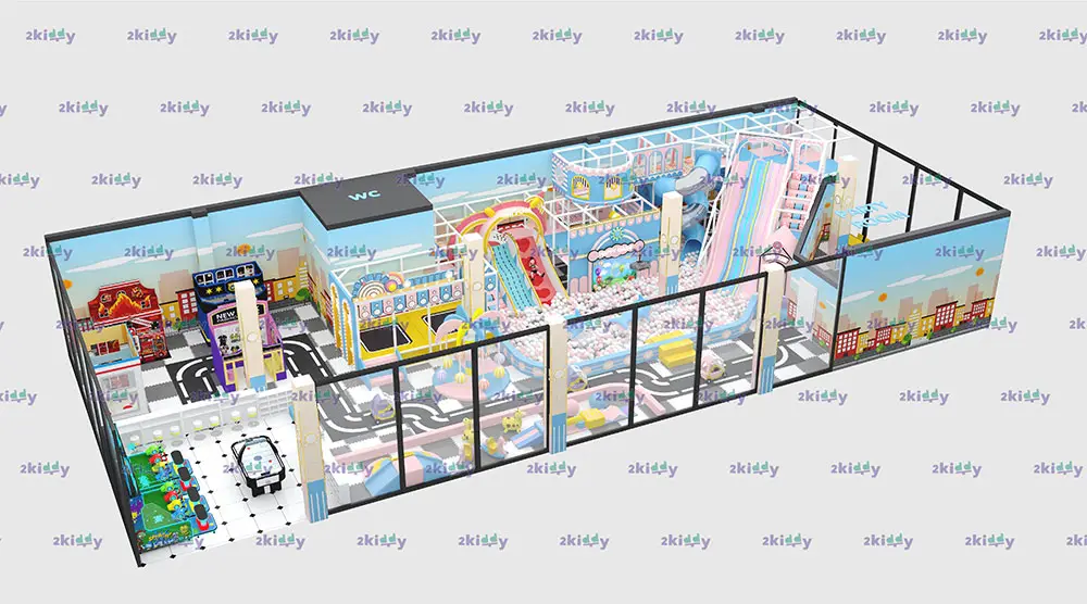 Bulgaria 348㎡ Indoor Playground Pre-Shipment Test Done