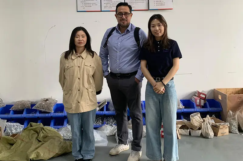 Factory visit with Guatemala Client
