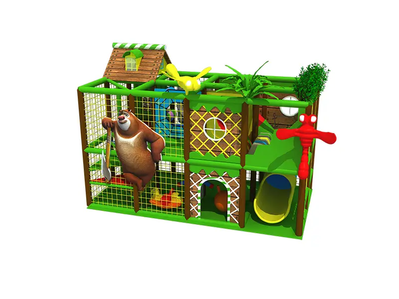 Kids jungle theme indoor soft toddler area playground for school indoor park