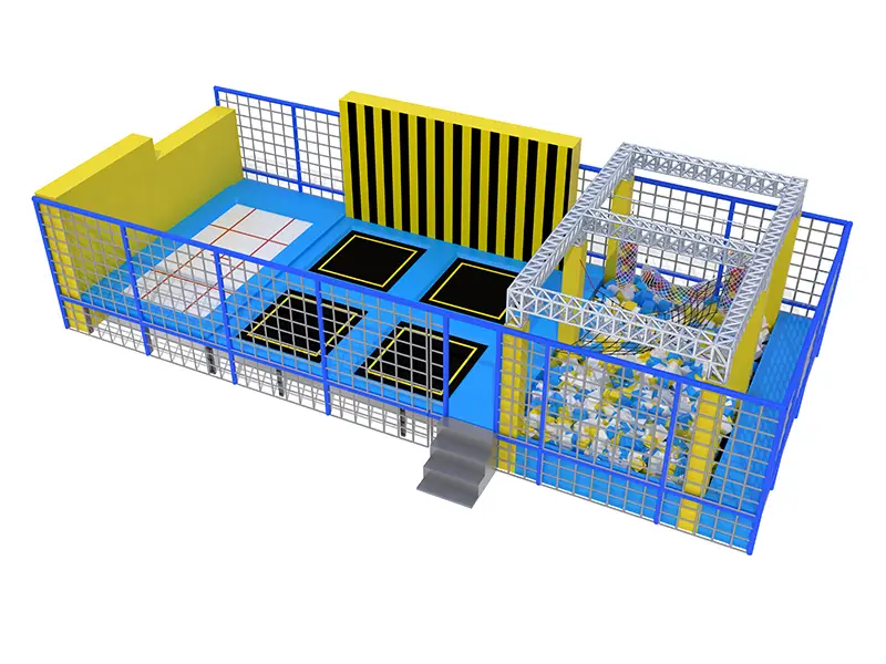 100sqm ASTM Certified  Indoor Trampoline Project Adults and Kids