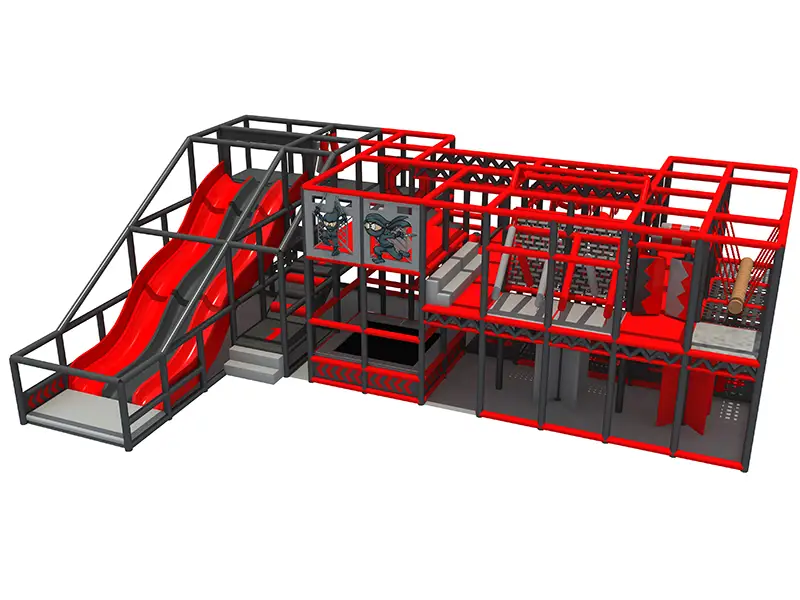 New design American kids ninja course equipment, kids indoor ninja warrior obstacles for sales
