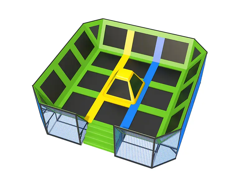 300㎡Trampoline Park with Softer Material Nylon, Spring in Shopping Mall