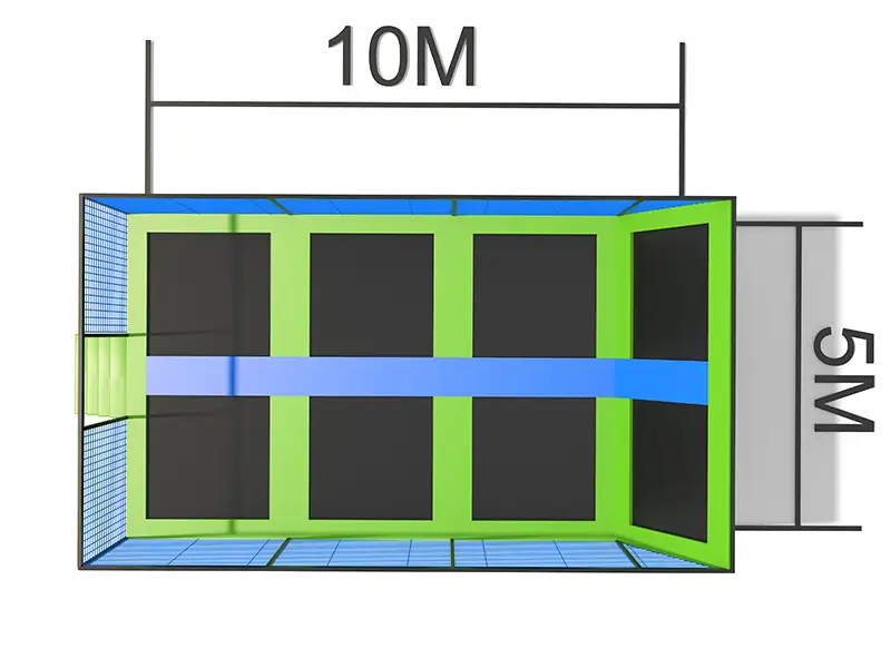 Customized Size Professional Manufacturer Indoor Trampoline Equipment Sport For Teenages