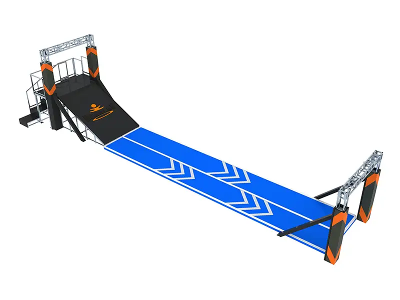hot sale indoor large zipline slide equipment/ adult kids zip line amusement park rides for sale