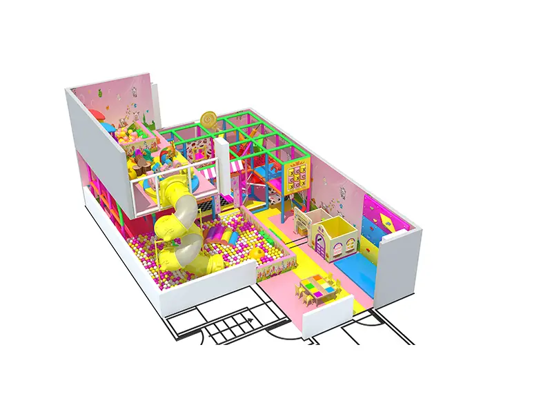 100SQM Commercial Indoor Trampoline Business Supplier