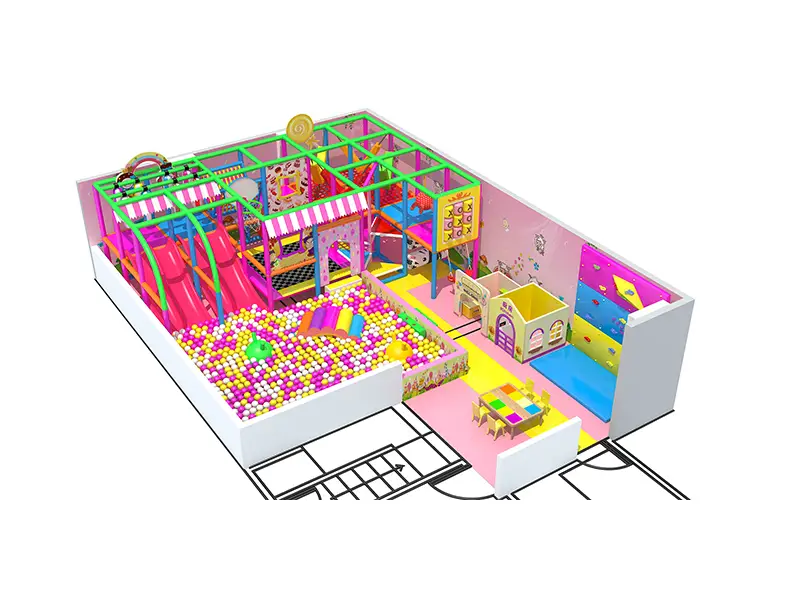 100SQM Commercial Indoor Trampoline Business Supplier