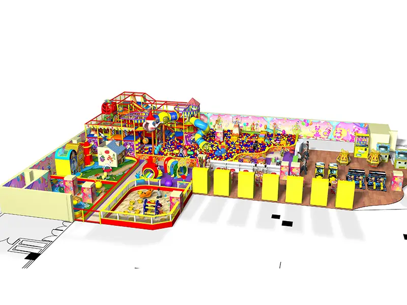 400SQM Children Indoor Play Area Manufacturer