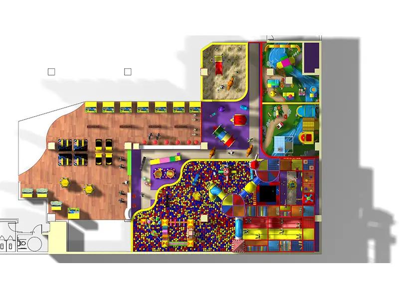 400SQM Children Indoor Play Area Manufacturer