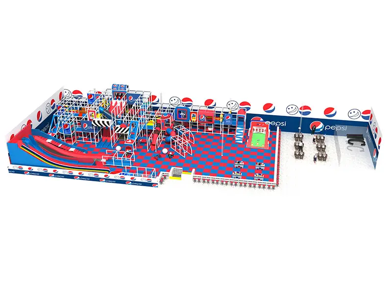 Coke theme indoor playground equipment china company
