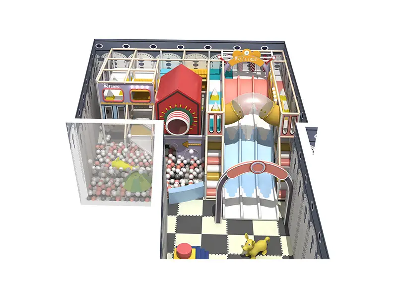 Funny large indoor playground structures manufacturer