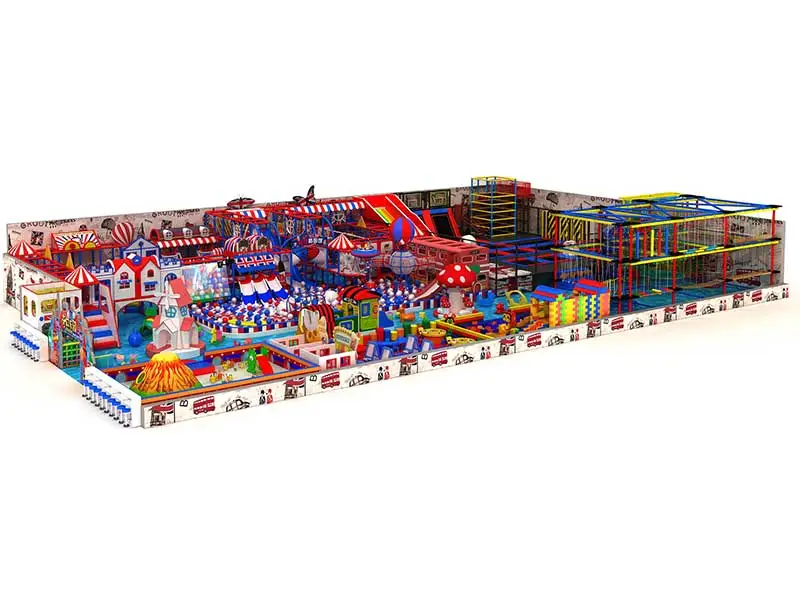 Commercial Indoor Playground for Kids Structure Area