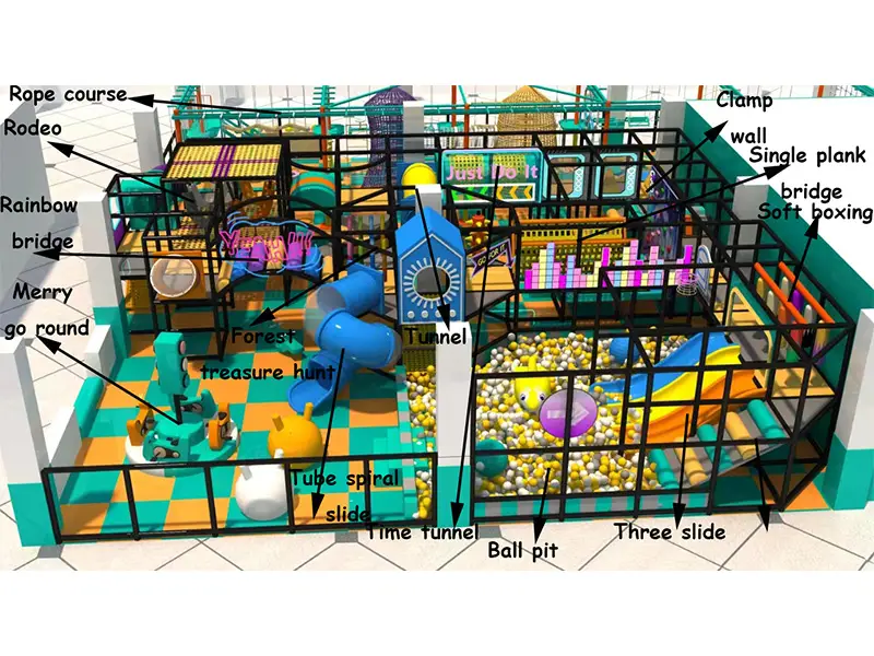 New Craft Children Buy Indoor Playgrounds With Light