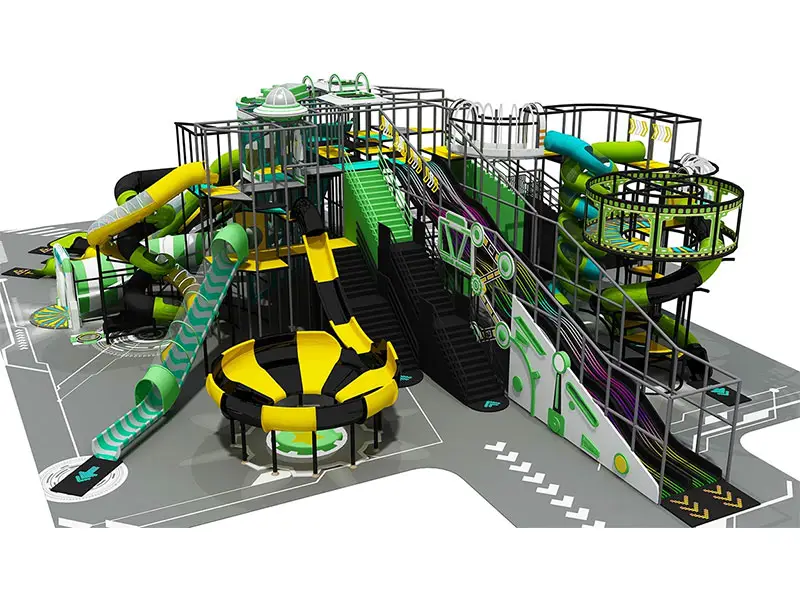 Fun and play indoor playground soft play  Matrix Slide prices