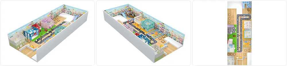 300 Mini Town Pretend Play Park-3