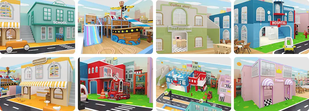 300 Mini Town Pretend Play Park-4