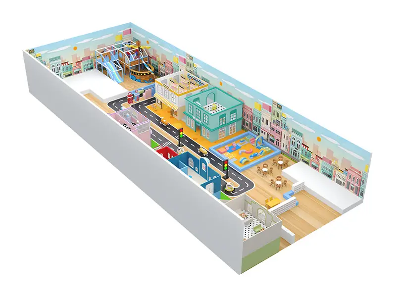300 Mini Town Pretend Play Park